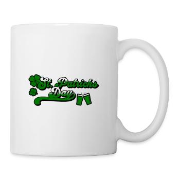 St. Patrick’s Day: Drink, Dance, Celebrate - Tasse - Weiß - Rechts