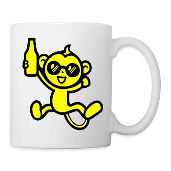 Monkey Party Beer Funny - Mug - white - Right