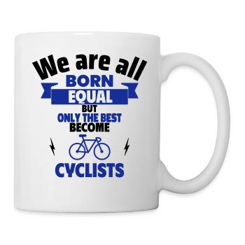 Father's Day Gift – Only the Best Cyclists - Mug - white - Right