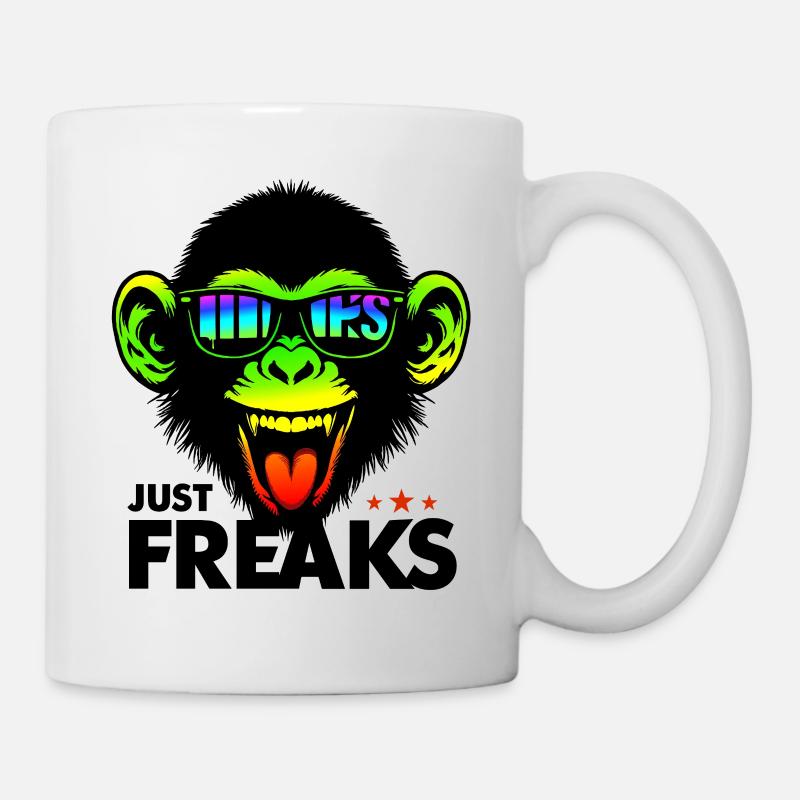 Just Freaks Monkey Affe Sport Team - Just Freaks ® - Tasse - Weiß