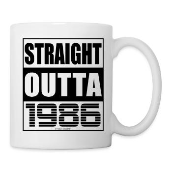 Straight Outta 1986 Birthday 1986 Born 1986 - Mug - white - Right