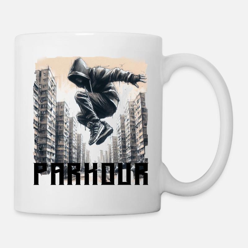 Parkour - Mug blanc - blanc