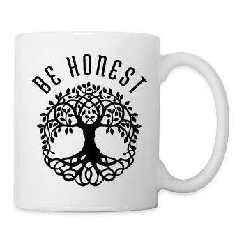 Be Honest – Yggdrasil Circle - Tasse - Weiß - Rechts