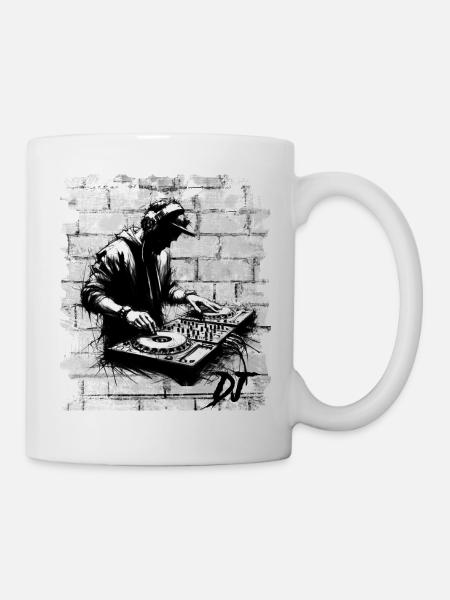 DJ - Tasse - Weiß