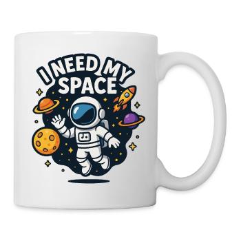 Astronaut "I need my space" - Tasse - Weiß - Rechts