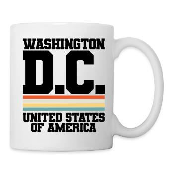 WASHINGTON D.C. United States of America - Tasse - Weiß - Rechts
