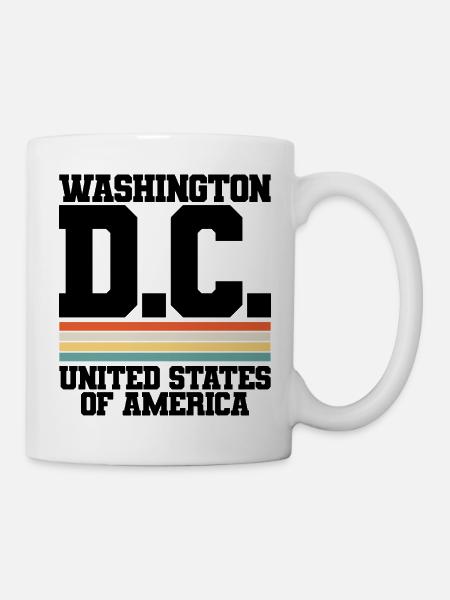 WASHINGTON, D.C., États-Unis d’Amérique - Mug blanc - blanc