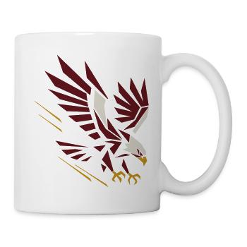 Geometric Eagle on Attack - Mug - white - Right