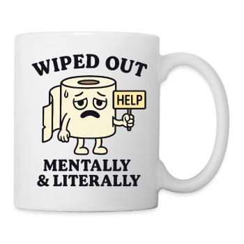 Anéanti – mentalement et littéralement - Mug blanc - blanc - Droite