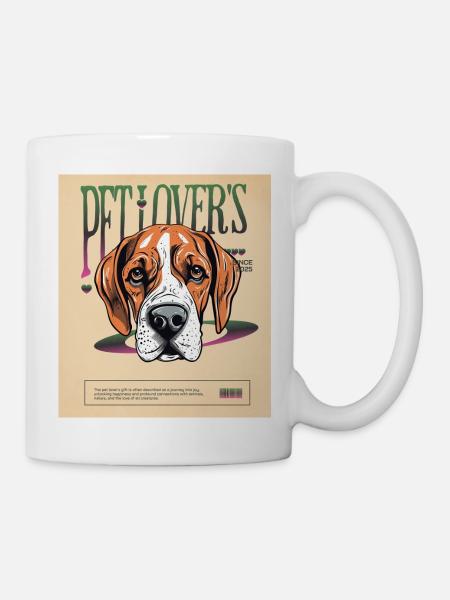 Pet Lover’s - Hommage coloré à l’amour des animaux - Mug blanc - blanc