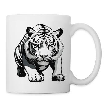 Tiger - Animal Design - Mug - white - Right