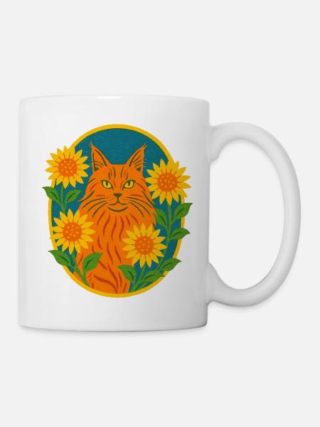 Ginger Kitty Katze - Tasse - Weiß
