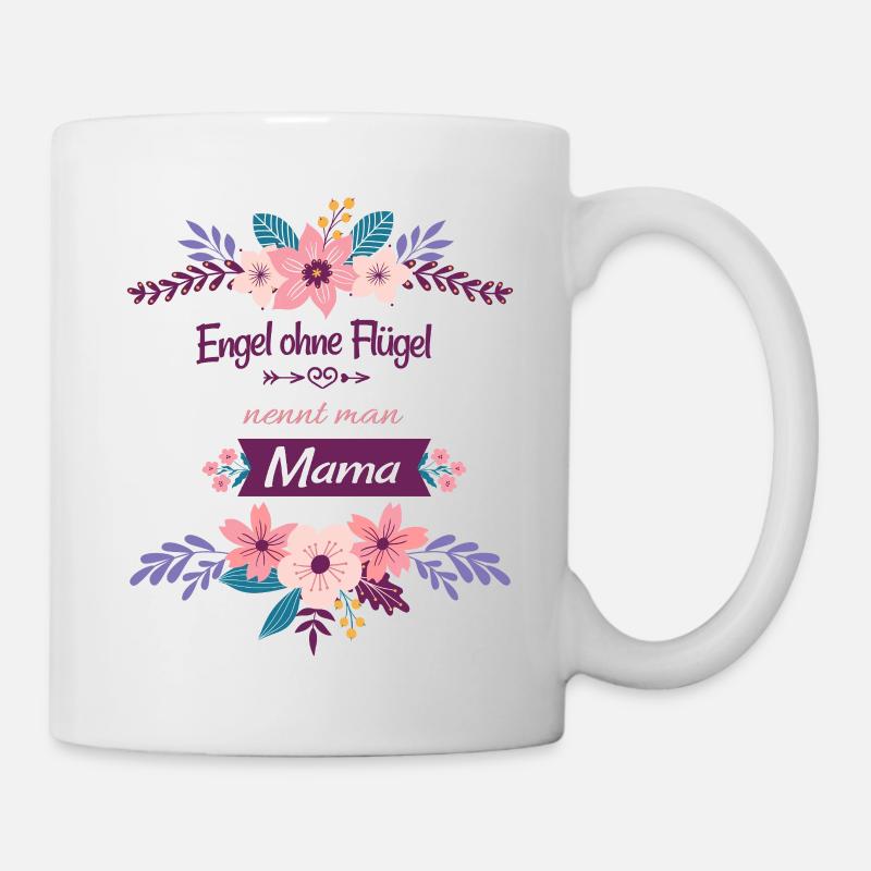 Les anges sans ailes s’appellent maman - Mug blanc - blanc