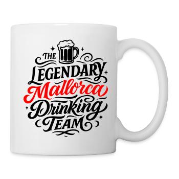 Mallorca Drinking Team Urlaub - Tasse - Weiß - Rechts