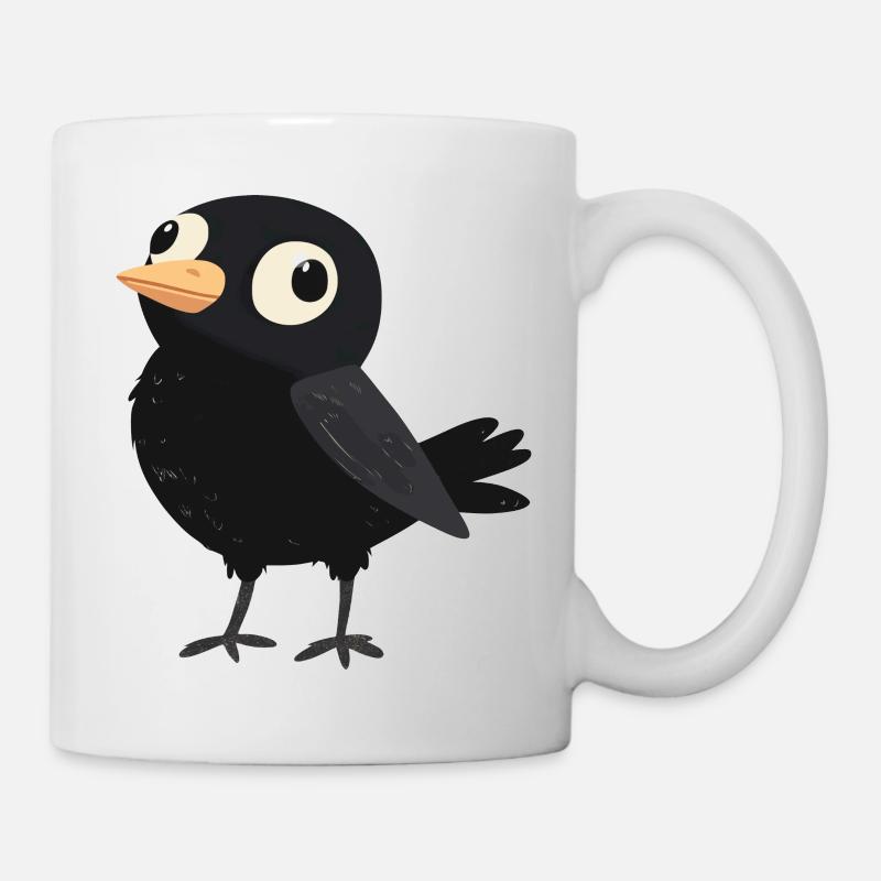 petit oiseau stupide - Mug blanc - blanc