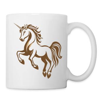 Einhorn - Tasse - Weiß - Rechts