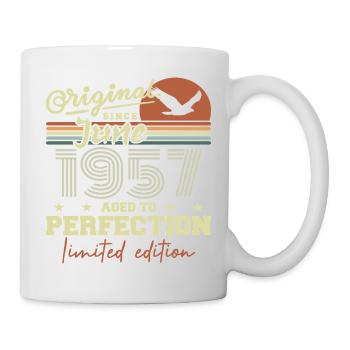 Born in June 1957, June 1957, Born June 1957 June 1957 - Mug - white - Right