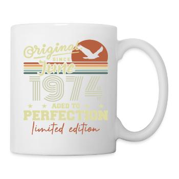 Born in June 1974, June 1974, Born June 1974 June 1974 - Mug - white - Right