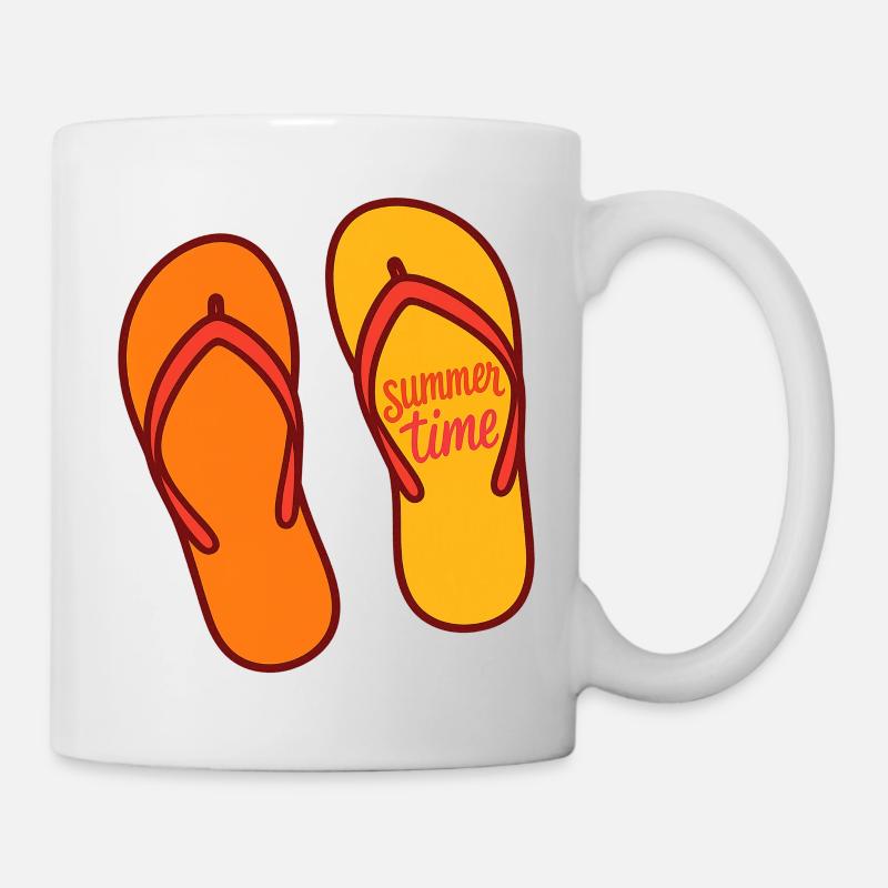 summer time - Mug blanc - blanc
