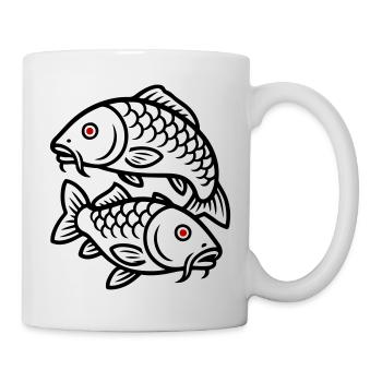 Carp Fish Icon - Mug - white - Right