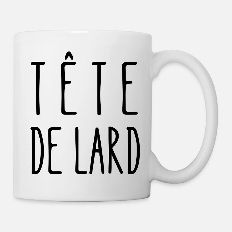 tête de lard - Mug blanc - blanc
