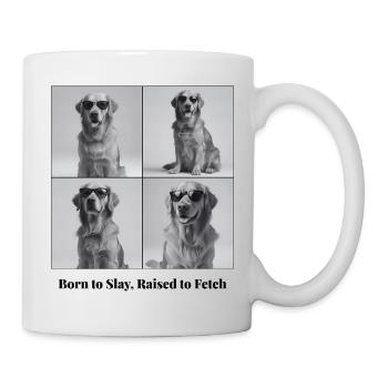 Born to Slay, Raised to Fetch - Golden Retriever - Mug - white - Right