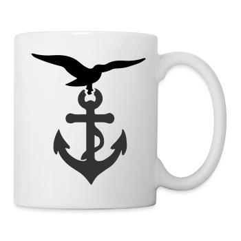 Anchor Seagull - Mug - white - Right