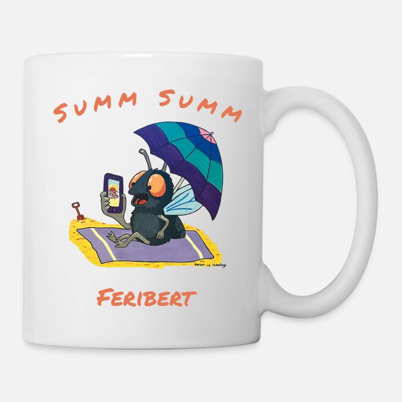 Herbert en vacances - Mug blanc - blanc