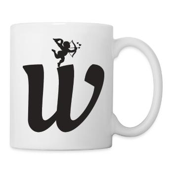 W - Tasse - Weiß - Rechts