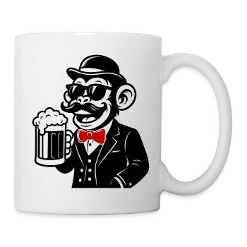 Monkey Beer Sir - Mug - white - Right