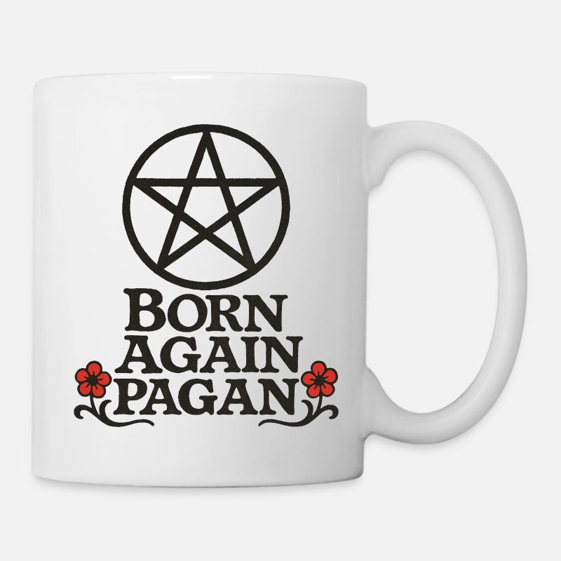 Born Again Pagan - Mug - white