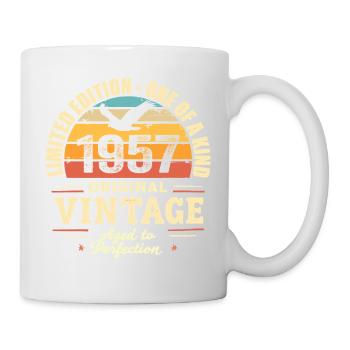 Cadeau Anniversaire 1957 Millésime 1957 Rétro 1957 - Mug blanc - blanc - Droite