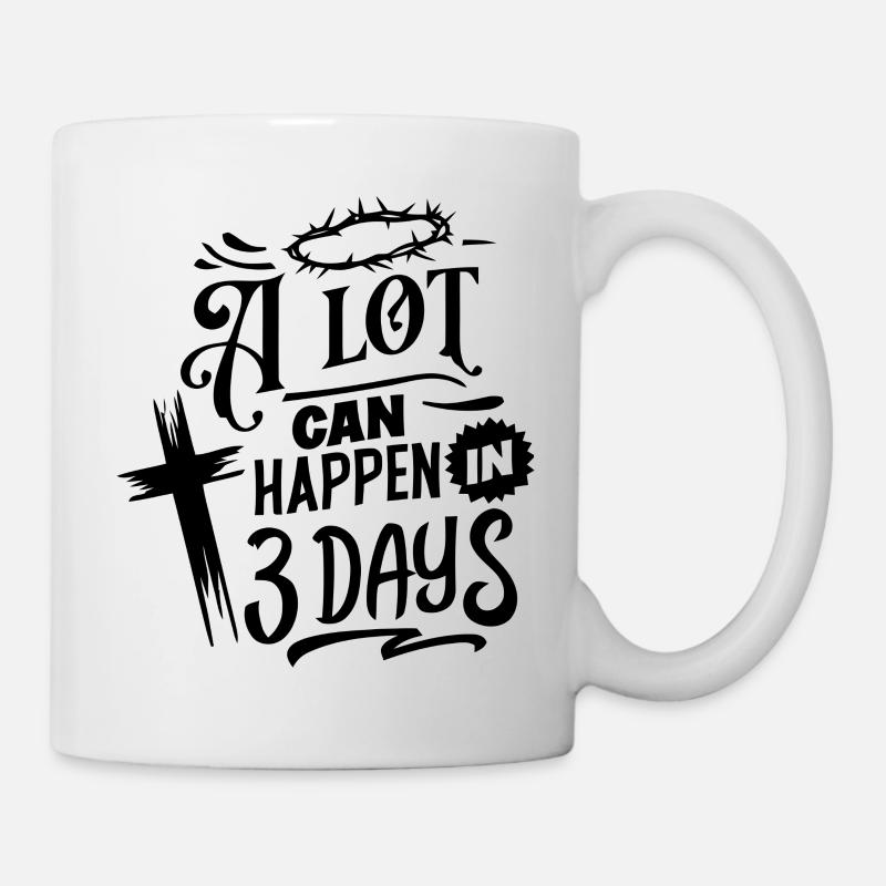 A Lot Can Happen in 3 Days Easter - Mug - white