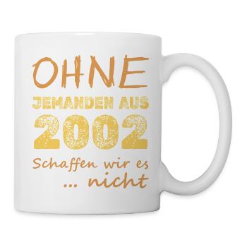 Schaffen 2002 - Tasse - Weiß - Rechts