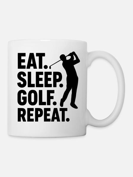 Golfer with a passion for golf Golf Sport - Mug - white