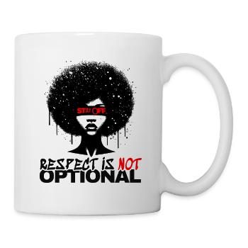 Faites preuve de respect - sans discussion - Mug blanc - blanc - Droite