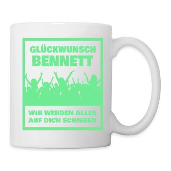 First name Bennett - Mug - white - Right