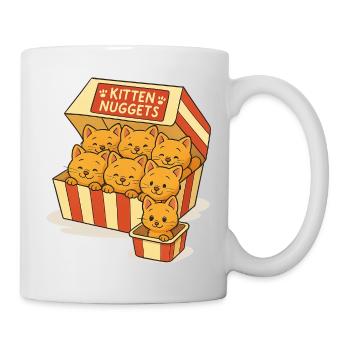 Cat capsules with cute faces - Mug - white - Right