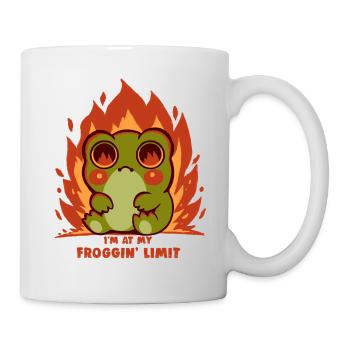 At my Froggin Limit - Mug - white - Right