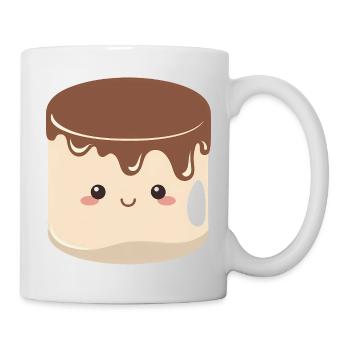 Guimauve au chocolat kawaii - Mug blanc - blanc - Droite