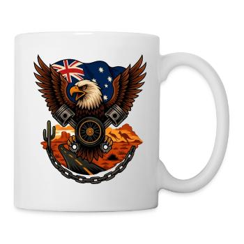 Australian Eagle Motorized - Mug - white - Right