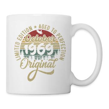 oktober 1969 Jahrestag oktober 1969 oktober - Tasse - Weiß - Rechts