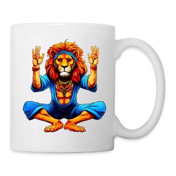 Lion Yoga - Mug - white - Right