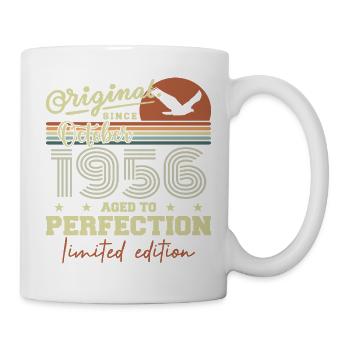 1956 Octobre 1956 anniversaire octobre 1956 - Mug blanc - blanc - Droite