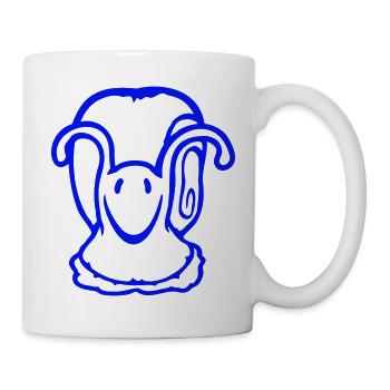 Snail Shell Cute Cute Happy Cool - Mug - white - Right