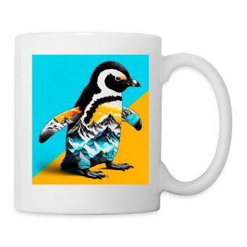 pingouin - Mug blanc - blanc - Droite