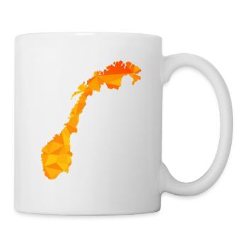 Norvège - Norvège - Norvège - Drapeau - Scandinavie - Mug blanc - blanc - Droite