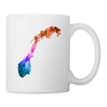 Norway - Norge - Norway - Flag - Scandinavia - Mug - white - Right