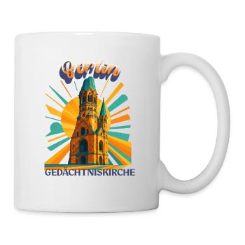 Berlin - Memorial Church - Urban Retro Dreams - Mug - white - Right