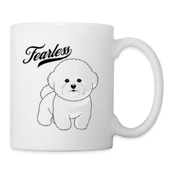 Furchtloser Pudel - Tasse - Weiß - Rechts